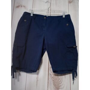 Ann Taylor Loft Shorts Ladies 10 Navy‎ Cargo Pockets